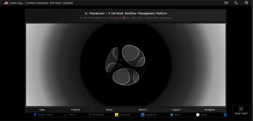 Navcube screen concept showing core 3D navigation view
